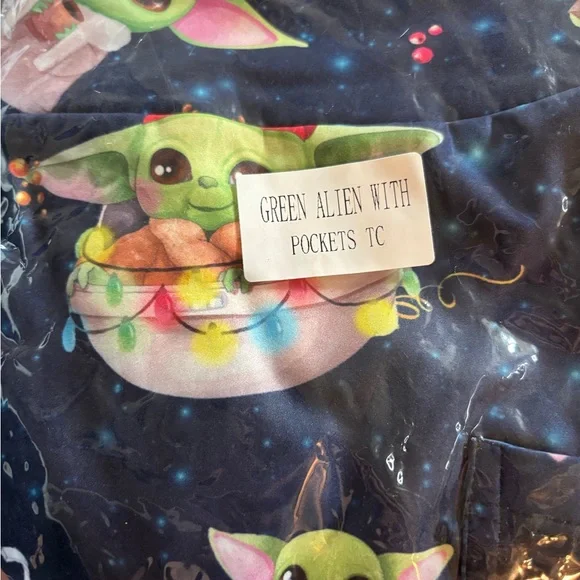 3 Pair Leggings Bundle Baby Yoda & Grinch - Picture 9 of 13